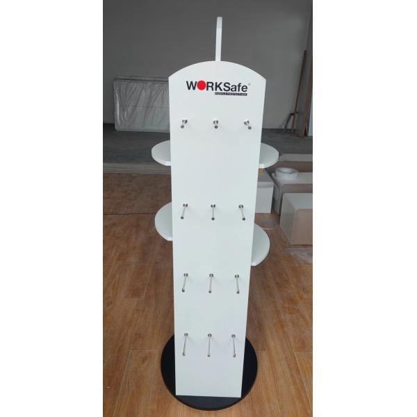 Modern Flip Flop Display Stand Rotating Shoe Rack Display With Customized Logo