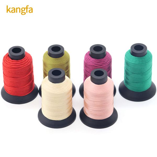 Sample of Eco-Friendly Boho 210D Polyester Thread for Hand Woven Sewing Machine Usage