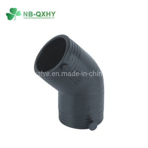 90deg Lateral HDPE 45 Degree Elbow Electrofusion Pipe Fittings for Customization