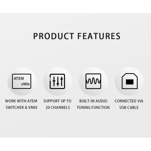 Switching Station Control Panel Compatible with BMD ATEM Switchers and vMix Software