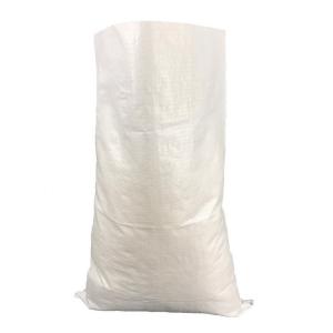 China 25kg 50kg PP Woven Sack Bags , White Polyethylene Woven Bags For Grains / Corn on sale