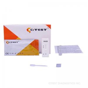Quality 98.0% Specificity One Step CA125 Rapid Test Cassette 10 Minutes Fast Reading for sale