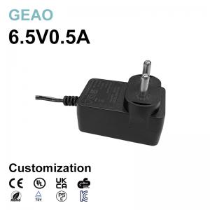Quality 6.5v 0.5a Wall Mount Power Adapters For Monitoring Nintendo Switch Single Color Neon Nail Lamp for sale