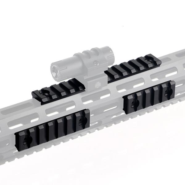 Lightweight Handguards Picatinny Rail M - Lok 5 / 7 Slot With T - Nuts