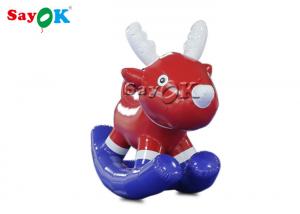 Quality Inflatable Rocking Horse Baby Toys PVC 1.8x0.7x1.8 MH Inflatable Pony Horse for sale