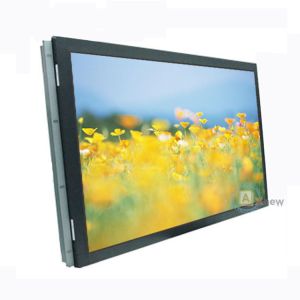 Quality 28.5W VGA DVI Industrial LCD Display 400cd/m2 Capacitive Touch Screen Display for sale
