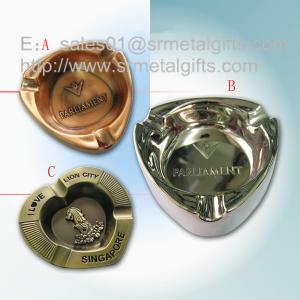Metal advertising branded cigar ashtray for sale, die casted alloy souvenir ashtrays,