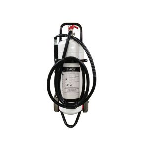 Quality St12 Foam Fire Extinguisher Chemical Trolley 25L Coated White for sale