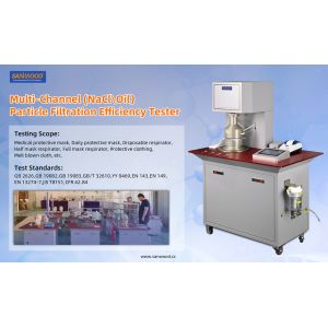 Respirator PFE Test Machine Oil Aerosol For Mask Meltblown