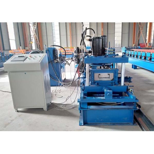 Hydraulic Purlin Roll Forming Machine Cutting Blade Cr12 Mould Steel With Quenched Treatment