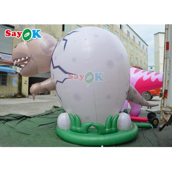 4m Inflatable Giant Dinosaur For Festive Decoration Wind Resistance