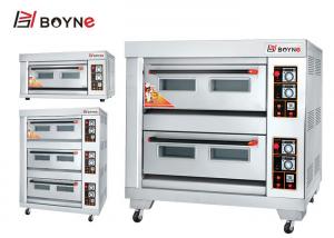 Quality Industrial One Deck Two Trays Deck Oven Gas Baking Equipment commercial use for sale