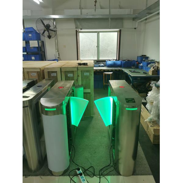 QR Code Flap Barrier Gate With Anti Pinch Function Working Temperature -35℃ ~ +80℃