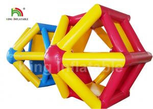 Quality EN71 Combo Color Water Wheel Inflatable Water Roller For Water park for sale