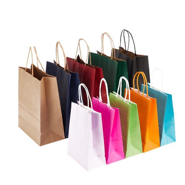 Flat Bottom ODM Kraft Paper Bag