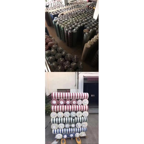 Parasol Sunshade 100% Solution Acrylic PVC RV Awning Fabric 100m/Roll