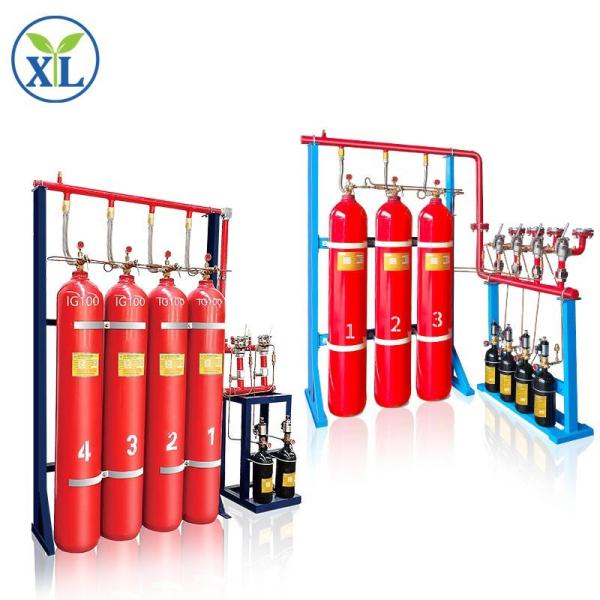 Gas Ig 541 System Fire Extinguisher Agent Bottle Group 90L / 20MPa For Treasure