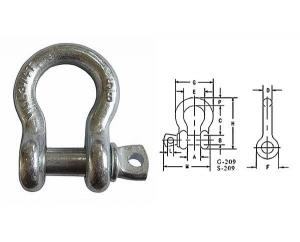 Quality 1/2 Crosby Anchor Shackle Screw Pin Large Bow Oem for sale