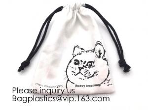 White Brushed Cotton Twill Drawstring Bag For Packaging,Cotton Flannel Dust bag,Pure White Cotton Flannel Packaging Bag