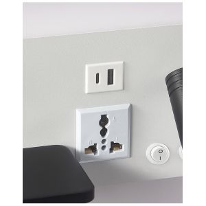 Multifunctional hotel villa apartment reading wall lamp USB Type-C wireless