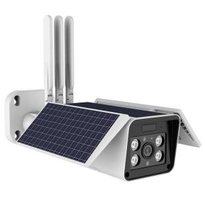 Quality 1920x1080p FHD IP67 Solar WiFi Camera With LED Lighting for sale