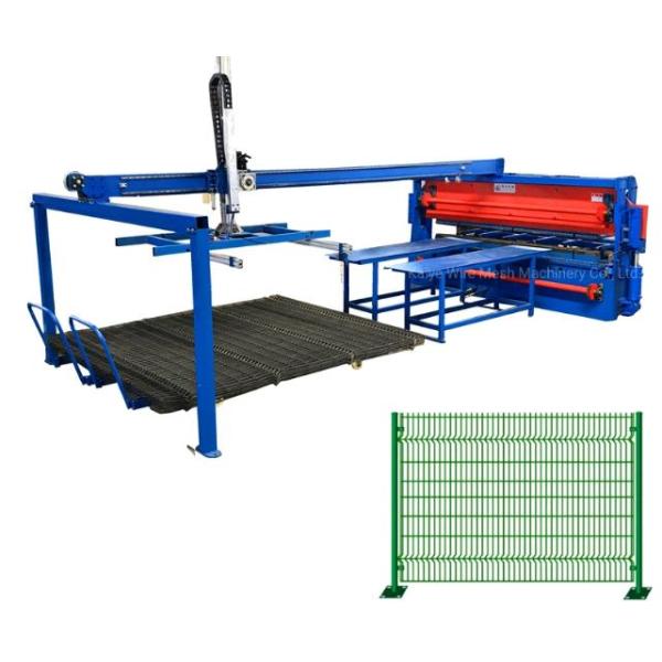 Automatic Pneumatic Wire Mesh Machine 3d Fence Bending Welding For Industrial