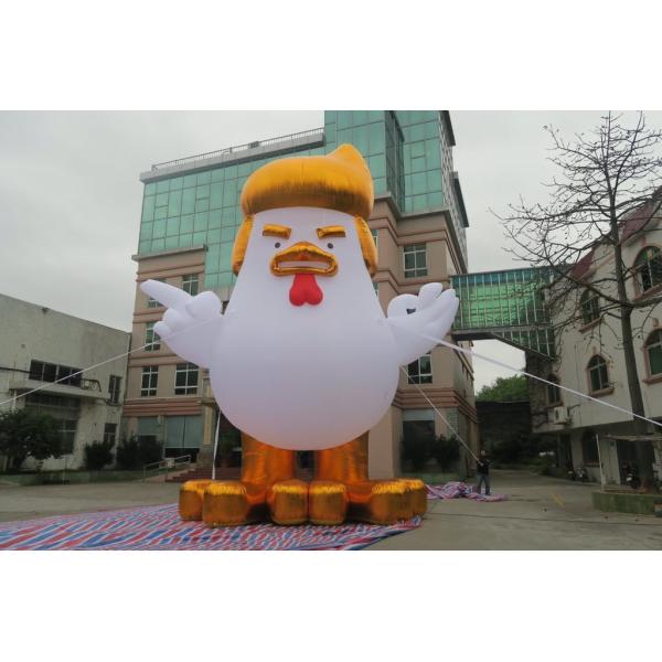 artificial model Donald trump imitation statue in door gate exhibition fiberglass statue