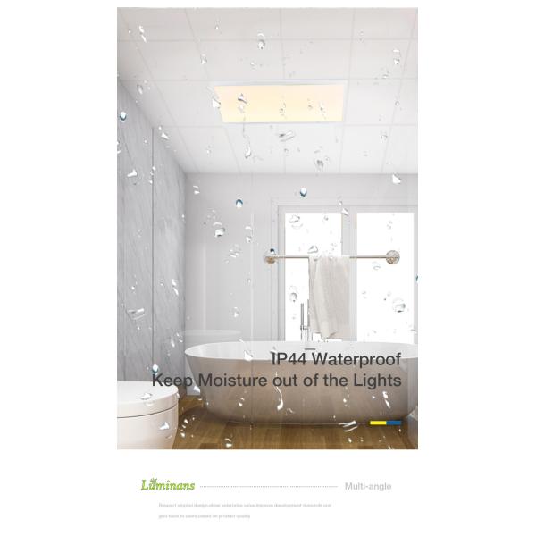 3000-4000K Flat LED Ceiling Lights , No Flicker Flat Panel Recessed Light