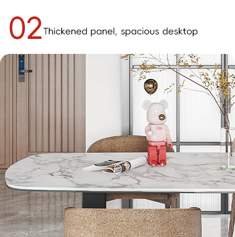 Stylish space-saving apartment furniture dining table Support customization