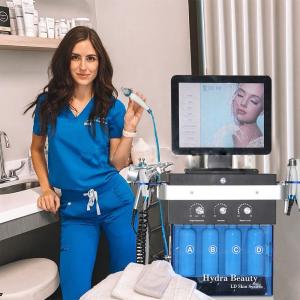China Hydro dermabrasion Facial Machine Deep Cleansing Hydrating 14 In 1 Oxygen Facial Machine on sale