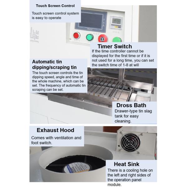 Tin Dipping Equipment Component Welding Machine HXT ZD4530F Wave Soldering Factory Line