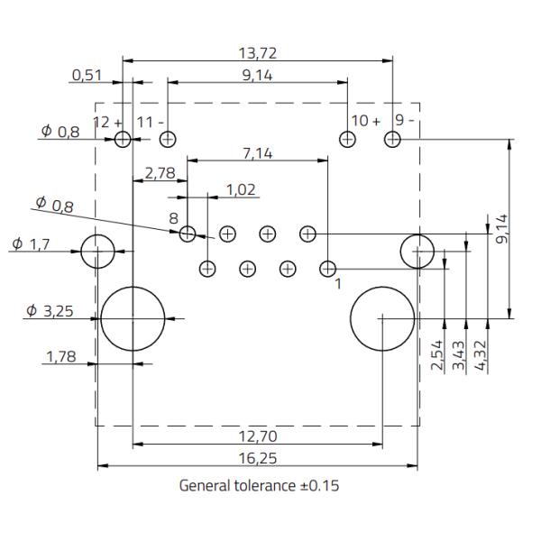 THT Mounting 615008141321 CAT3 Modular Jacks 8P8C Tab Up