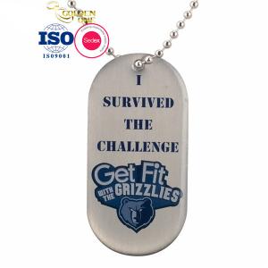 Quality Street Custom Dog Tag Necklace , Cool Air Personalised Dog Collar Tags for sale