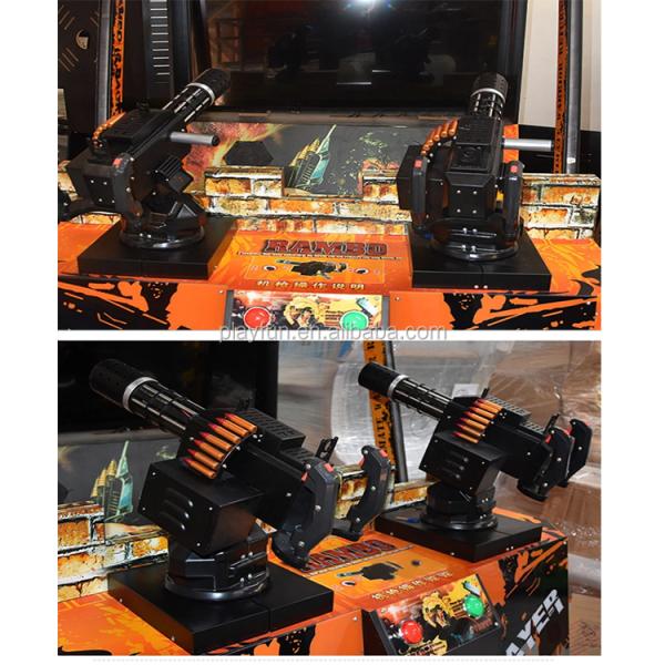 Hot Selling Coin Operated Indoor Arcade Game Machine Shooting Rambo Shooting Video Game Machine for Amusement Park