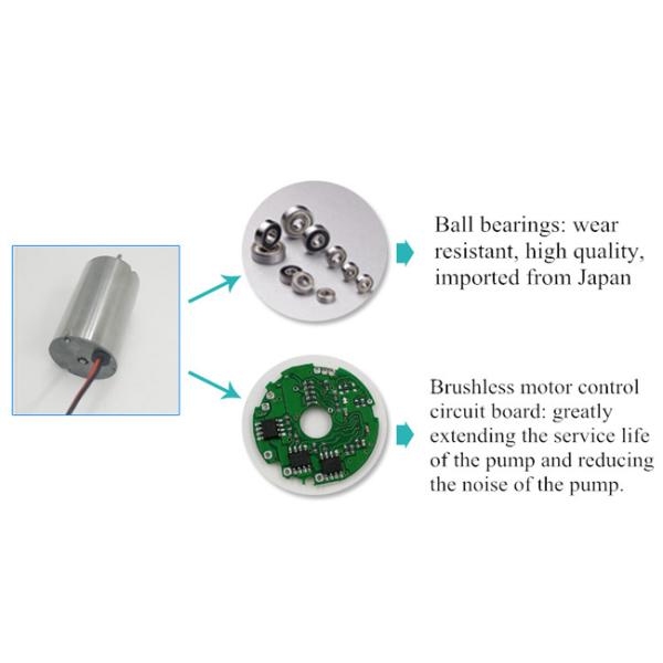 silent low noise electric dc 12v brushless air diaphragm pump