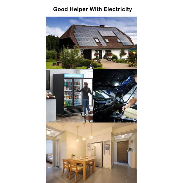 1000W 500W Portable Solar Panels Kit Battery Charger Generator Station For Home