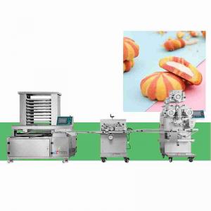 Quality Two Color Cookie Encrusting Machine Biscuit Making Machine For Small Business for sale