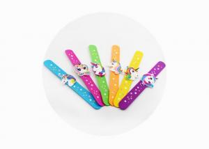 Quality Star & Unicorn silicone slap bracelet unicorn bracelet for children for sale