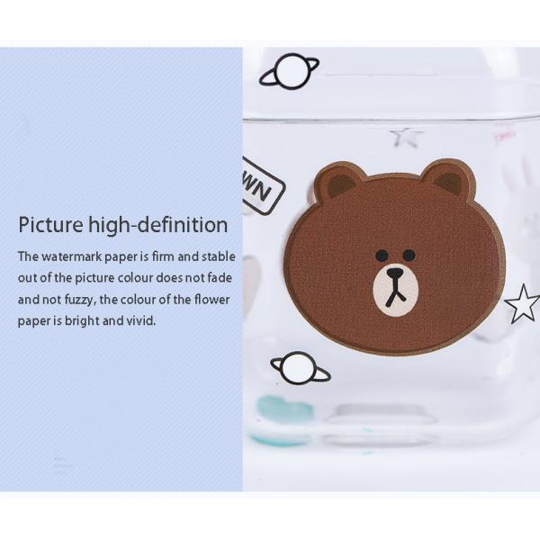 Fast Transfer Laser Transparent Film Water Decal Paper for Glass Metal Ceramic Mugs