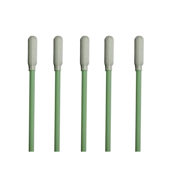 Microelectronics Lint Free Foam Swabs Polyester Sealed Tip Knitted Head Material
