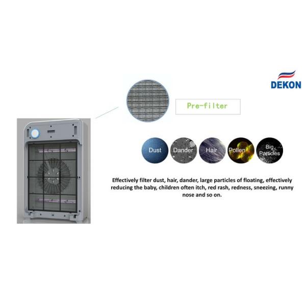 UVC Air Purifier and Air Sterilizer 2 in 1 model DEKON AIR PURILIZER P30A=air purifier and air purifier combined unit