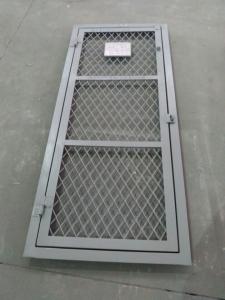 Quality Double Opening Square Angle Marine Wire Mesh Door 8 mm Thickness for sale