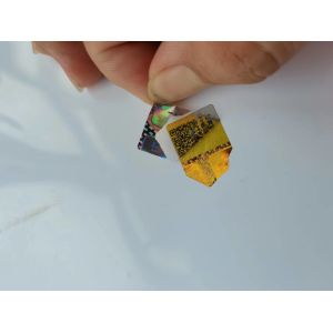 China Waterproof Holographic Anti Counterfeit Sticker Film Labeling on sale