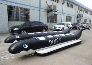 Quality 8 Passenger Double Row &quot;Dolphin&quot;Inflatable Banana Towable Tube Jet Ski Boa for sale