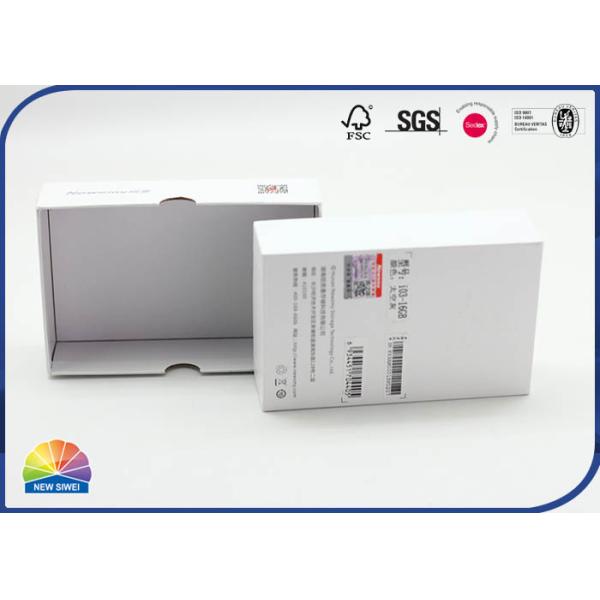 White Color Matte Lamination 4C Printed Paper Gift Box With Paper Tray