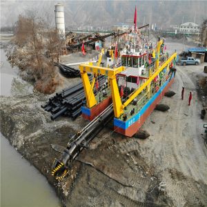 Moving Trolley Optional Cutter Suction Dredger for Lake Sand Harvesting