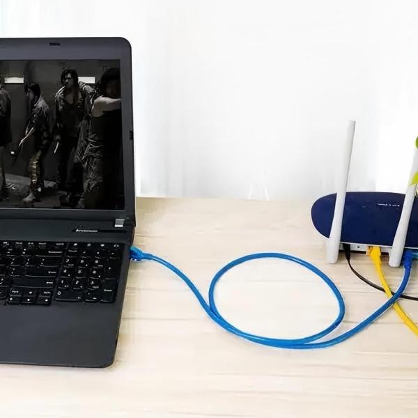 CAT.6 UTP 24AWG Network Copper Patch Cable With Transparent Molded Plugs Green