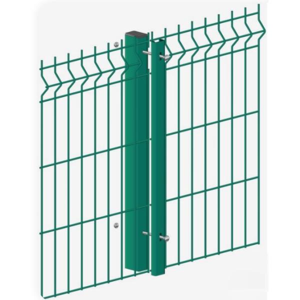 Pvc Coated Galvanized 3d Welded Wire Mesh Fence Curved