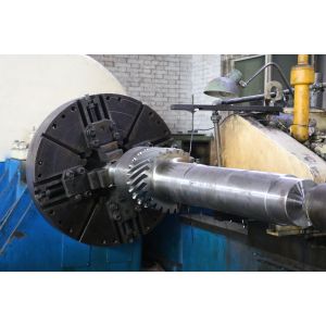 Quality Cylindrical Gear Type Forged 40XHMA Steel Transmission Spare Parts Herringbone Gear Shaft for sale