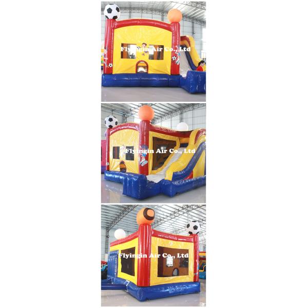 Hot Rocket Bounce Castle Inflatable Zorb Slide with Blower for Sale